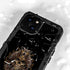 Skull and Owl by Sarah Richter iPhone 15 Plus Waterproof Case